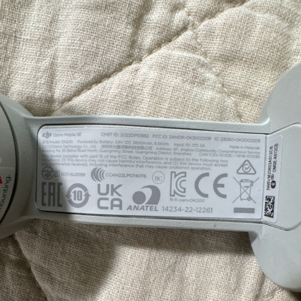DJI Osmo Mobile SE Smartphone Gimbal Stabilizer Foldable Motorized Universal