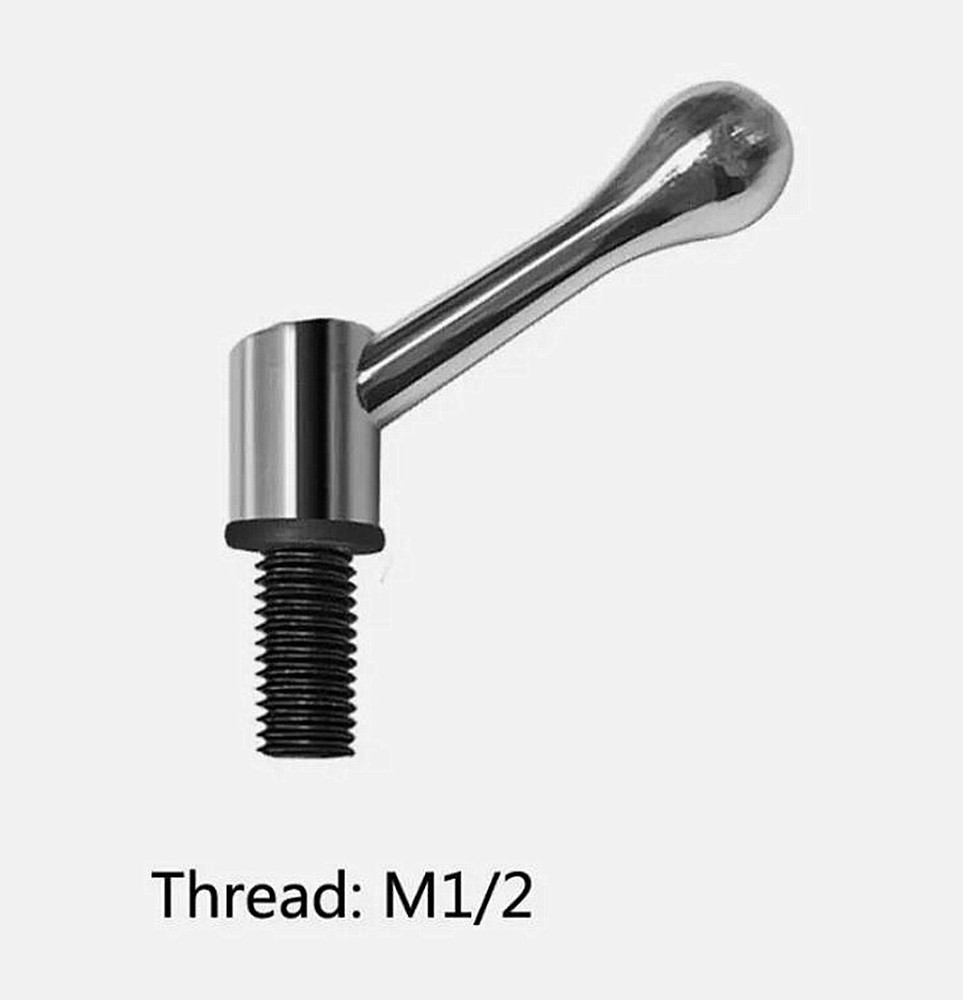 3Pc Milling Machine Table Lock Bolt Mill Handle M1/2 Thread Head Part Bridgeport