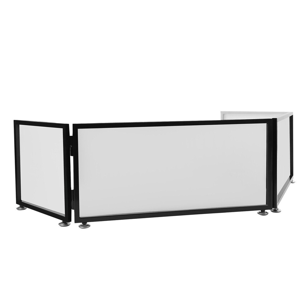 Portable Event Facade 4 Sections Tabletop DJ Booth Foldable Cover Screen] US