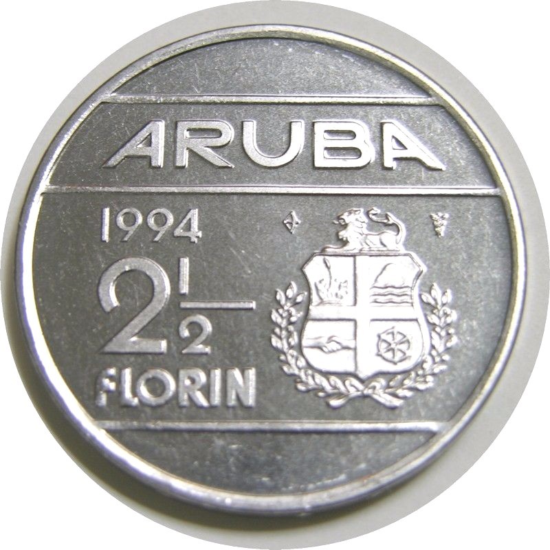 elf Aruba 2 1/2 Florin 1994