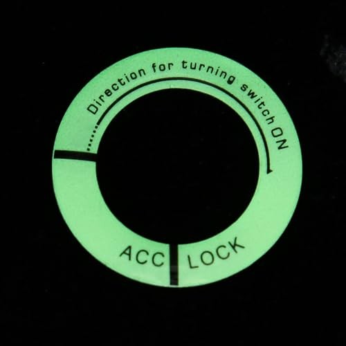 Ignition Switch Decoration Ring, Car Motorcycle Luminous Ignition Switch Key