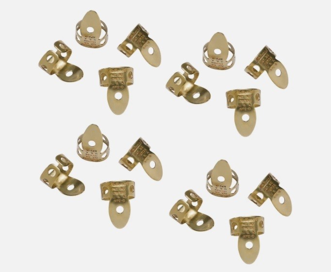 12-Pack National Brass Finger Picks D'Addario
