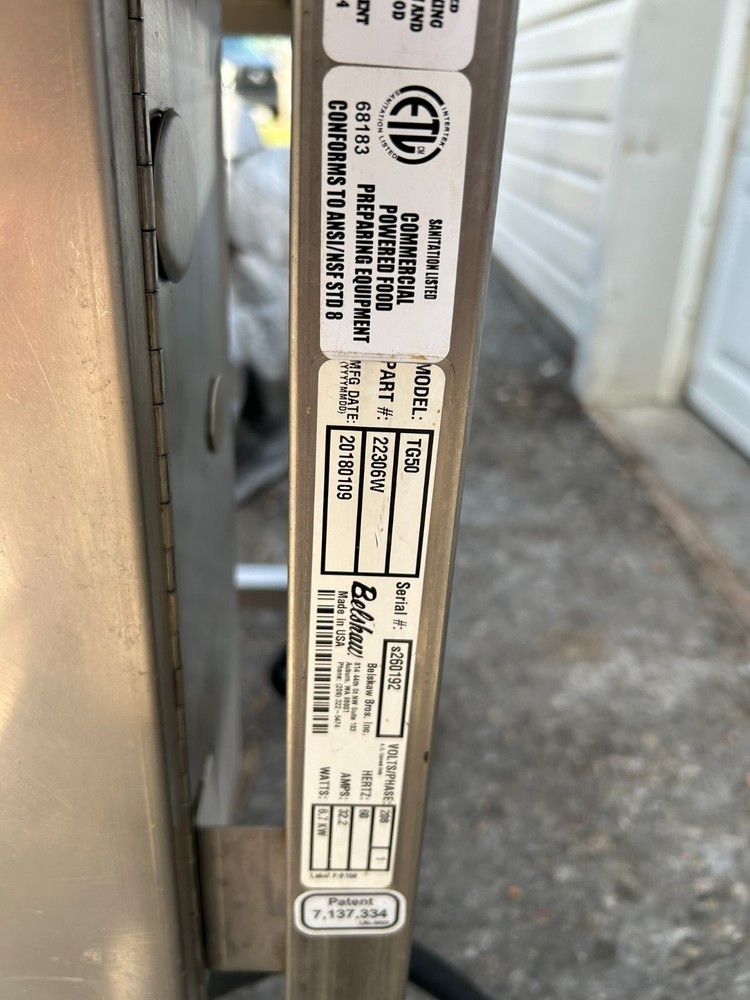 Belshaw TG50 Thermoglazer Fully Refurbished