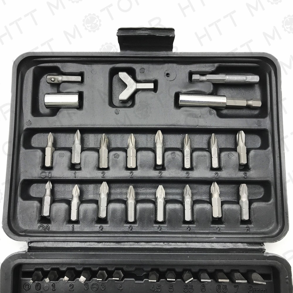 HTTMT 100 PIECE SECURITY BIT SET LOCKSMITH PC TORX HEX KEY
