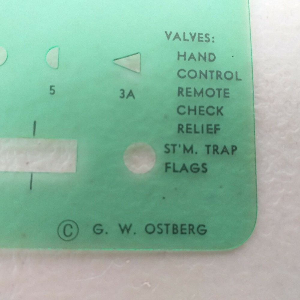 Timely Flowplanner Engineering Templates No. 60 & Instructions Vintage Desk Prop
