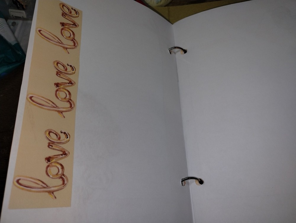 "Love Notes" Junk Journal Scrapbook USA Seller