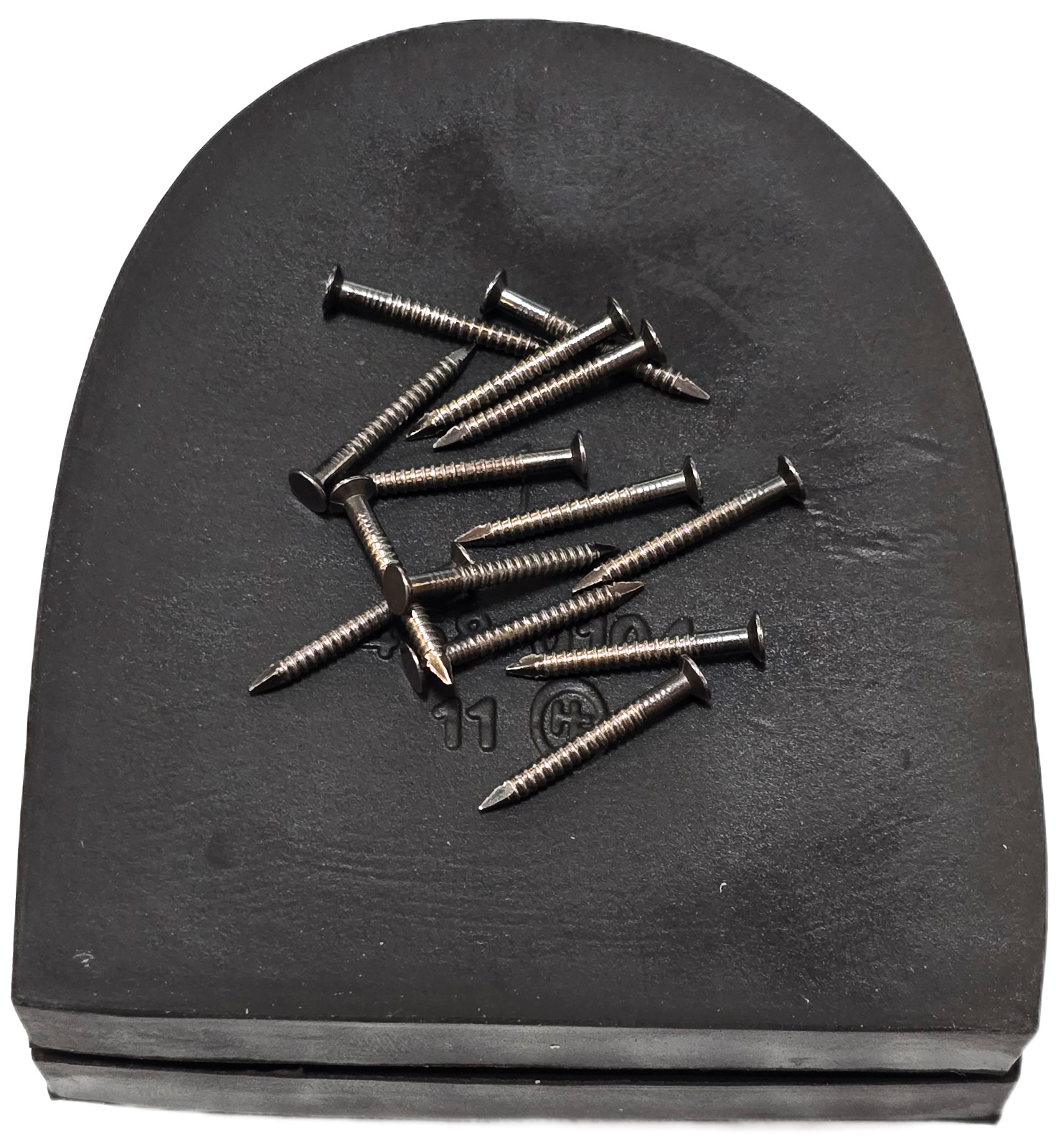 Goodyear Cowboy Boot Repair Rubber Oil Resistant Heels with Nails- Pic-A Size