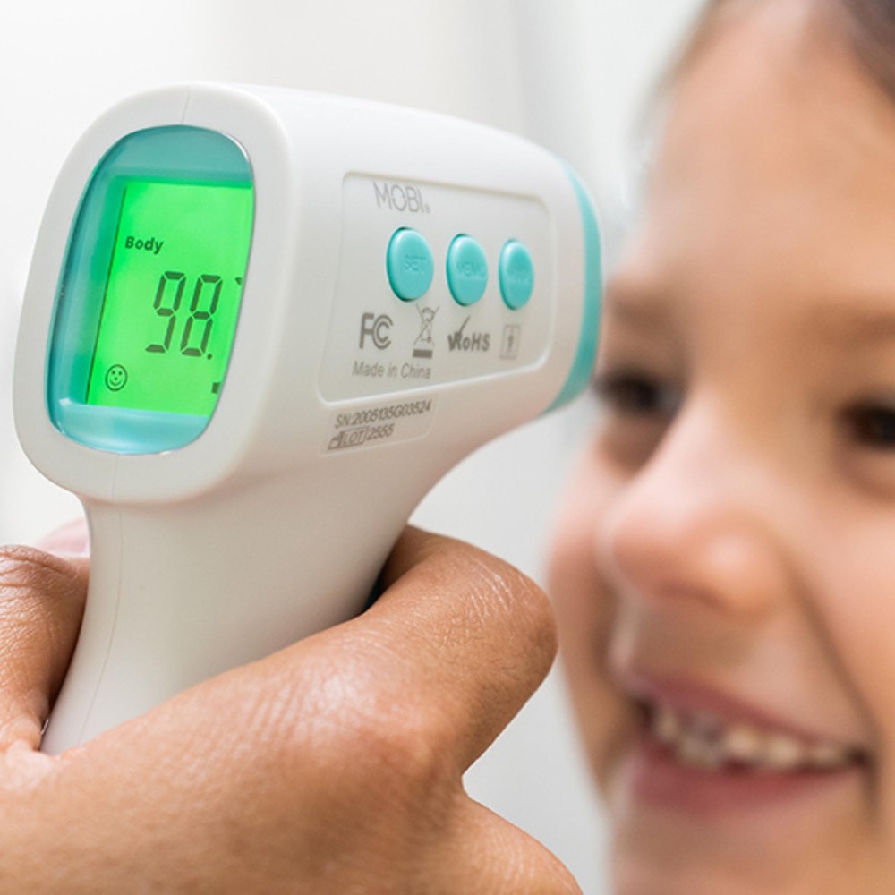 - Non-Contact Forehead Digital Thermometer with Object Temperature Mode - Tou...