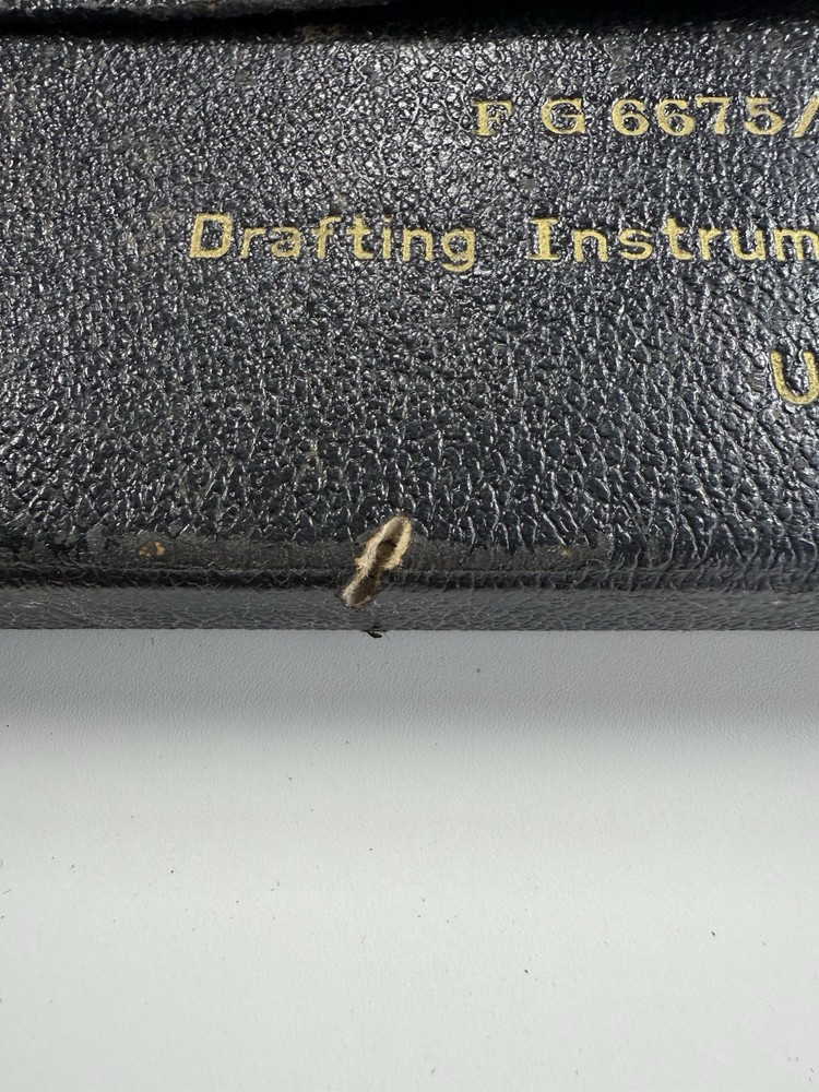 Vintage Drafting Tool Set 7443, Germany, Missing 1 Piece, used.