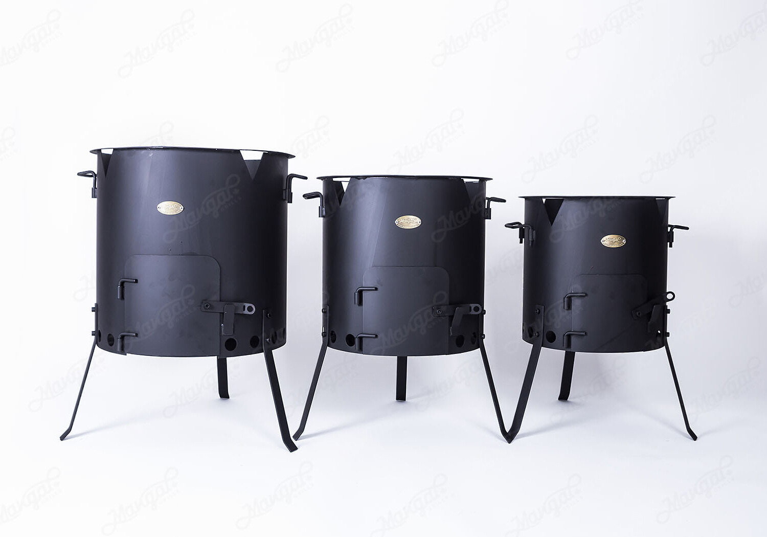 MangalGrills Cast Iron Kazan & Oven Utchag For Pilaf Plov 100% Cast Iron