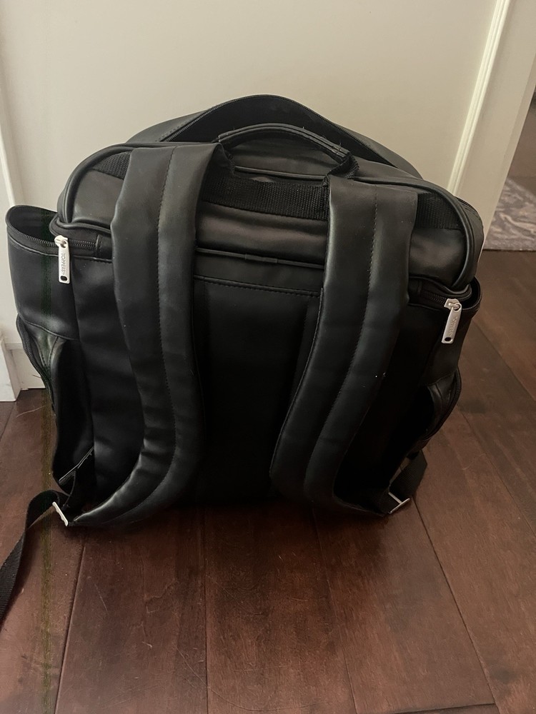 RARE Golf Channel Leather Backpack NWOT