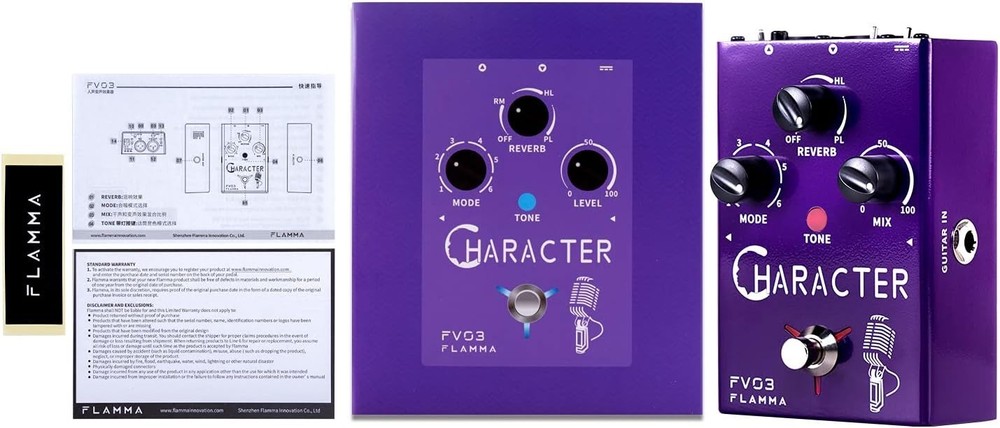 Customizable Vocal Effects Processor with 3 Reverb Options for Enhanced Sound-