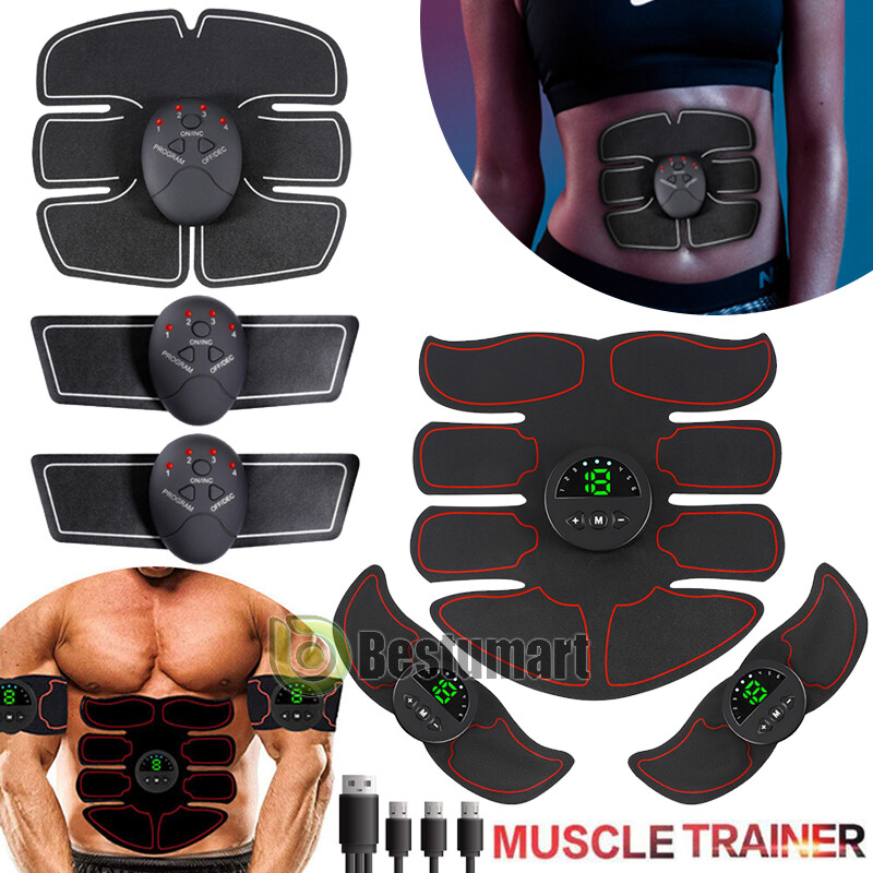 Ultimate EMS AB & Arms Muscle Simulator ABS Training Abdominal Trainer Pad Sets