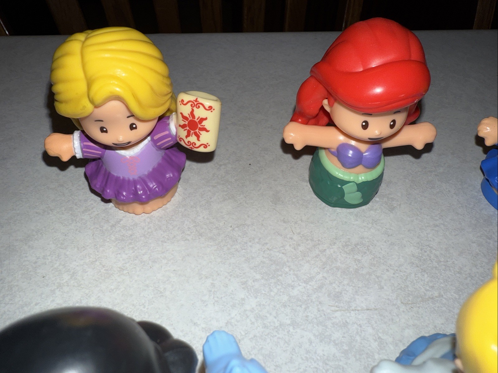 7 Little People Disney Princesses, Very Nice Condition