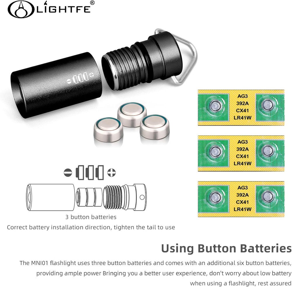 MINI01 Keychain Flashlight mini Keychain Light is Light, Small, and Bright (Mini