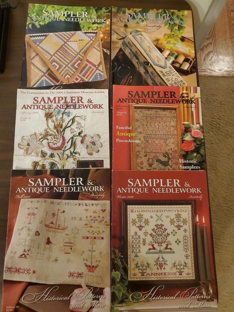 Sampler & Antique Needlework Quarterly LARGE LOT