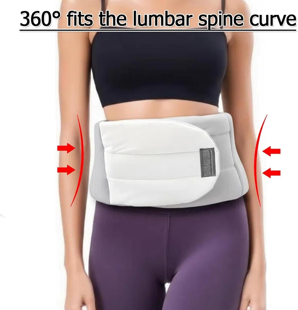 Aromacore Sleeping Back Support Pillow, Adjustable Lumbar Support Cushion wit...