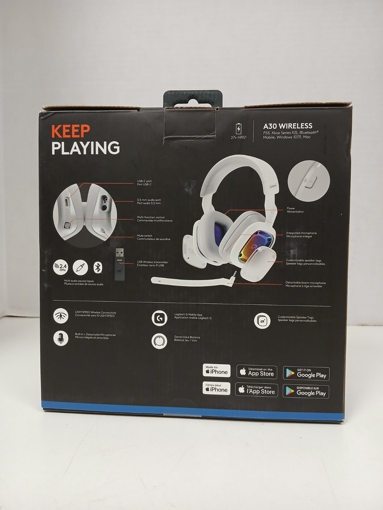 Logitech Astro A30 Lightspeed Wireless Gaming Headset for Console/PC/Mobile
