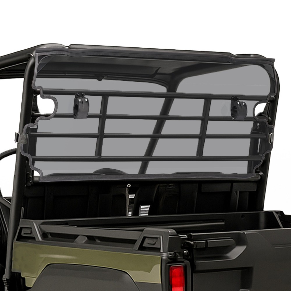 Rear Smoke Windshield Scratch Resistant For Kawasaki Mule PRO-MX 2019-up
