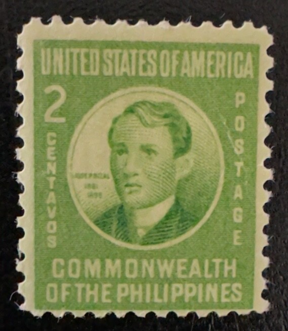 Philippines Stamps #461 MH OG 2¢ Rizal