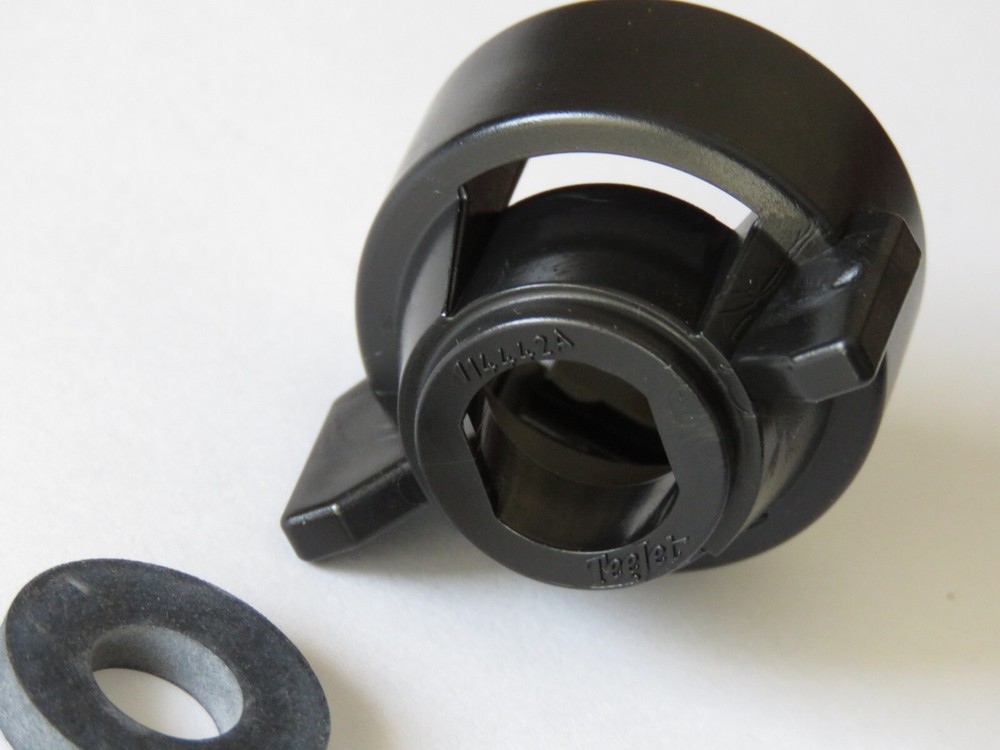 TeeJet Nozzle Quick Cap + Rubber 114442 (x 10 Pcs) Black Celcon Cap
