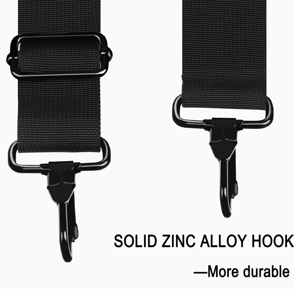 Askuko Shoulder Strap 56 Inch, Universal Adjustable Large, Black