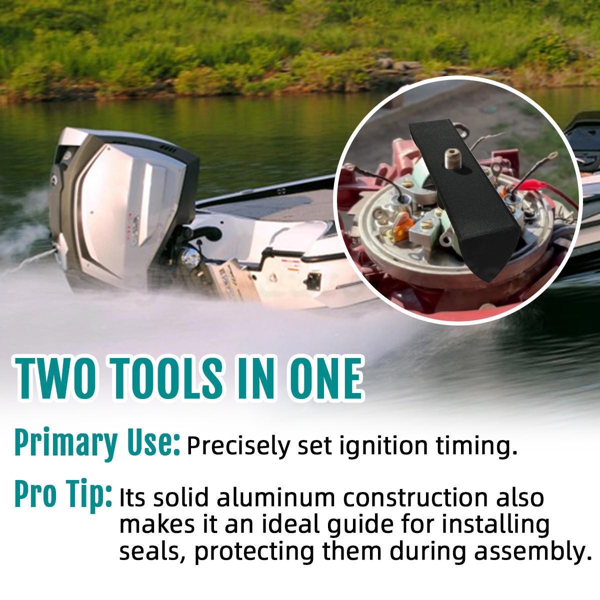 Aluminum Timing Fixture Tool For Johnson Evinrude Outboard 5-40HP 1951-76 304667