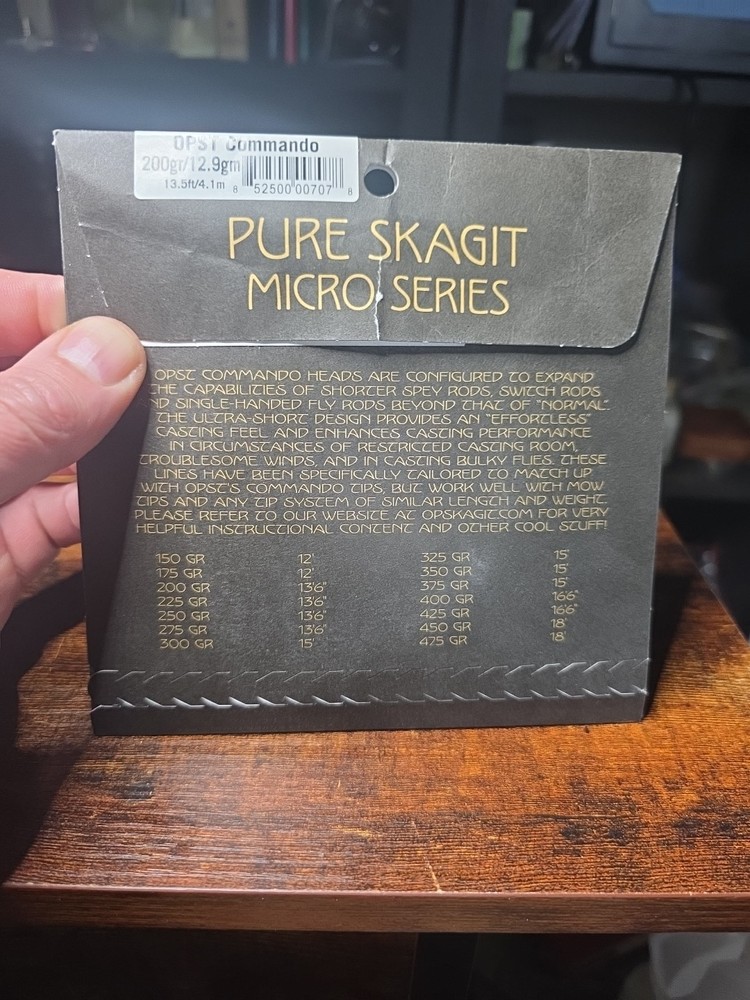 OPST Commando Skagit Head 200gr - New