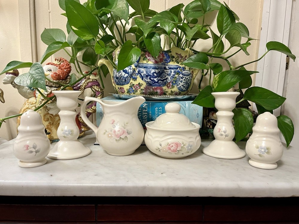 Pfaltzgraff Tea Rose Bundle 6 Pieces
