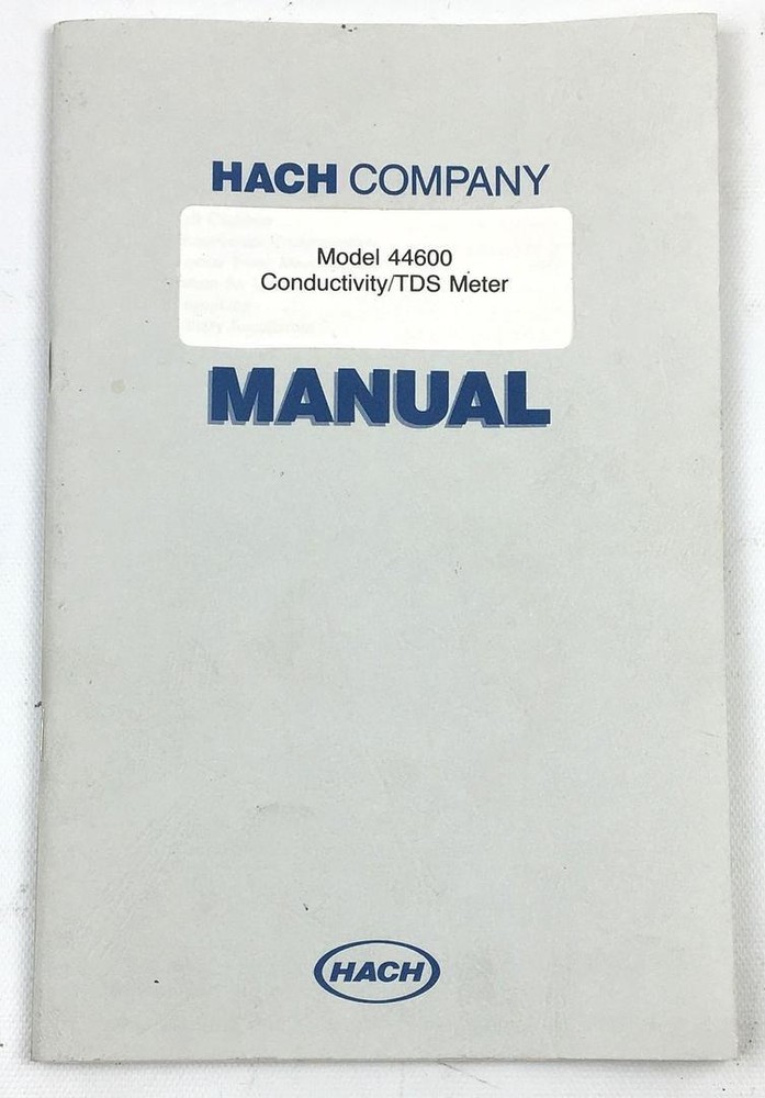 Hach ONE (44600-00) Conductivity-TDS Meter with Probe