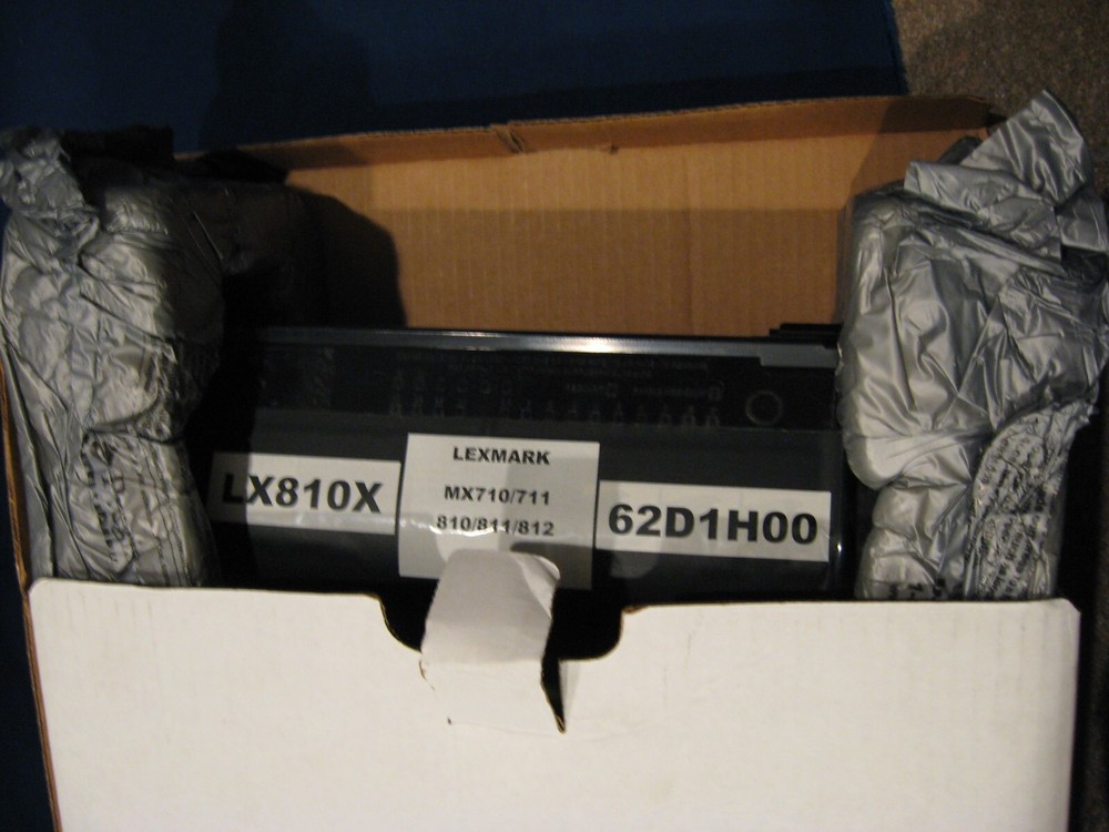 Open Box NOS Lexmark Replacement Part # FP-LX801X Black High Yield Printer Toner