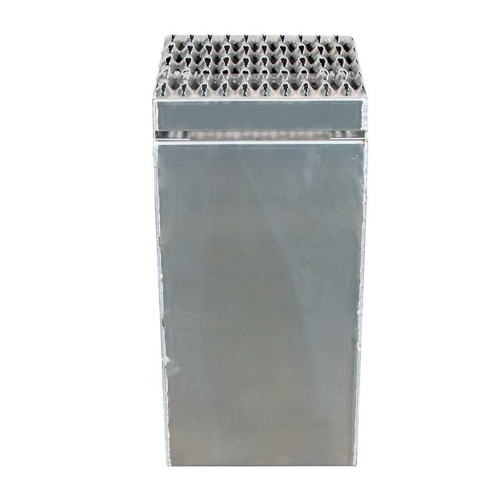 12" Aluminum Step Saddle Box with Lock and Keys