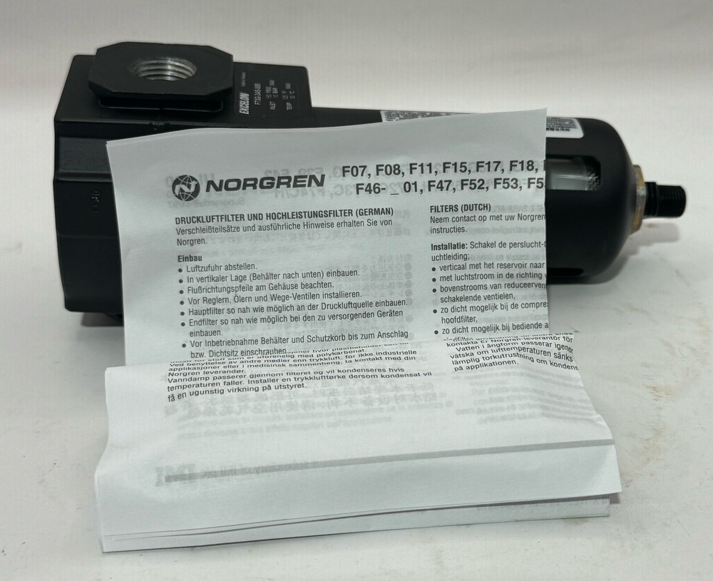 NEW NORGREN EXCELON F73G-3AS-005 FILTER