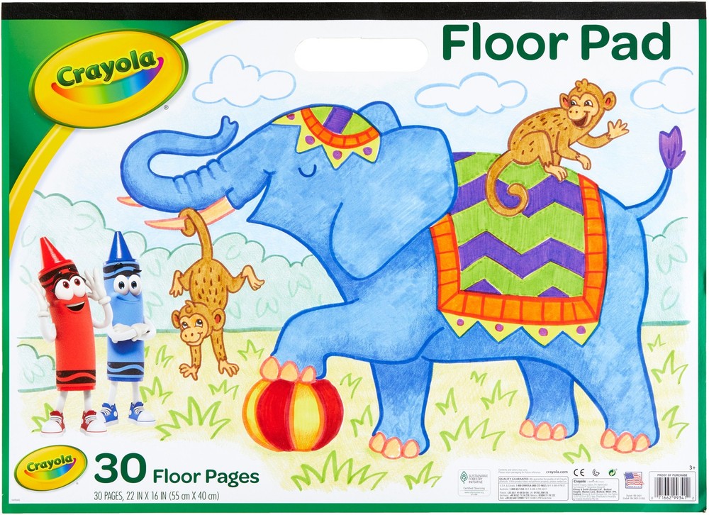 Crayola Floor Pad 22"X16" 30 Sheets