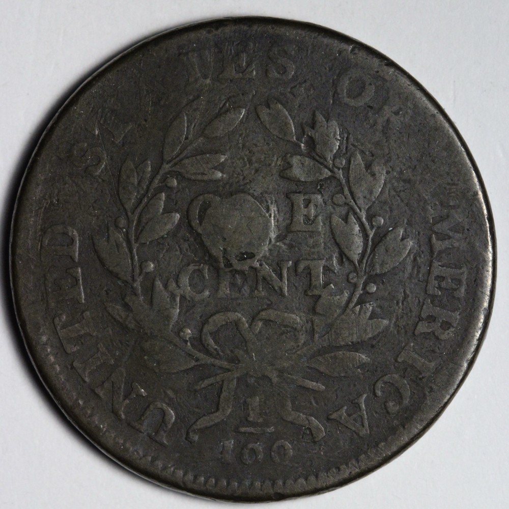 1798 Draped Bust Large Cent VG details E104 TULM