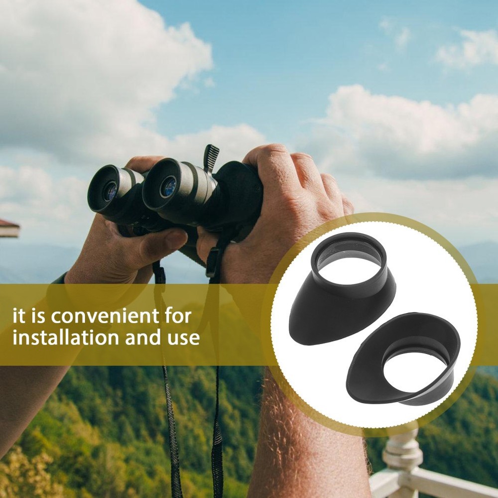 2 Pcs Microscope Goggles Eyepiece Cover for Telescope Lens Protector Cap