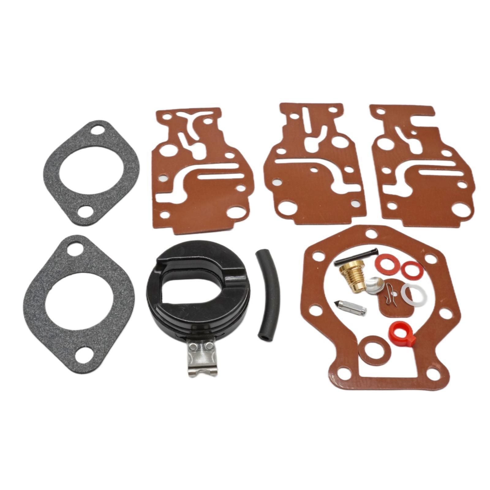 Johnson Evinrude 6 8 9.9 15 20 HP 439073 18-7219 Carburetor Kit with Float Carb