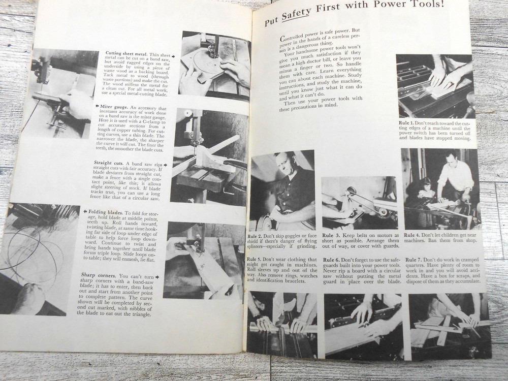 Better Homes and Gardens Tips On Using Power Tools REPRINT