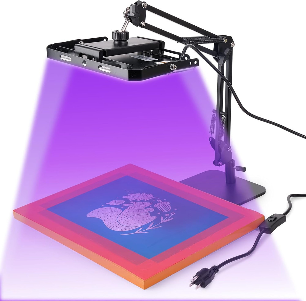 Caydo 50W LED Exposure Unit for Screen Printing, UV Screen Printing Light with R