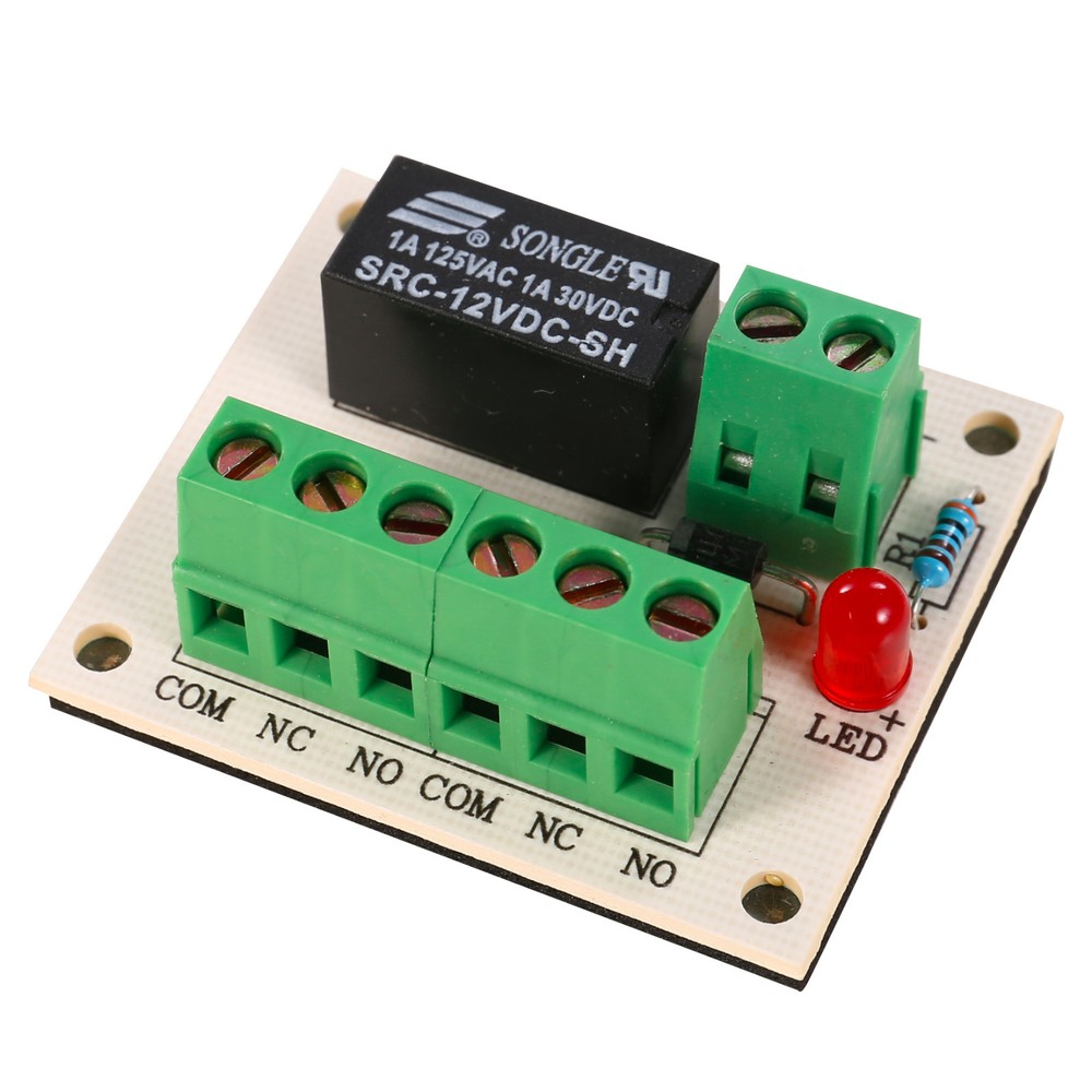 12VDC Access Control Connected Double Conversion Extended Relay Module NO/NC/COM