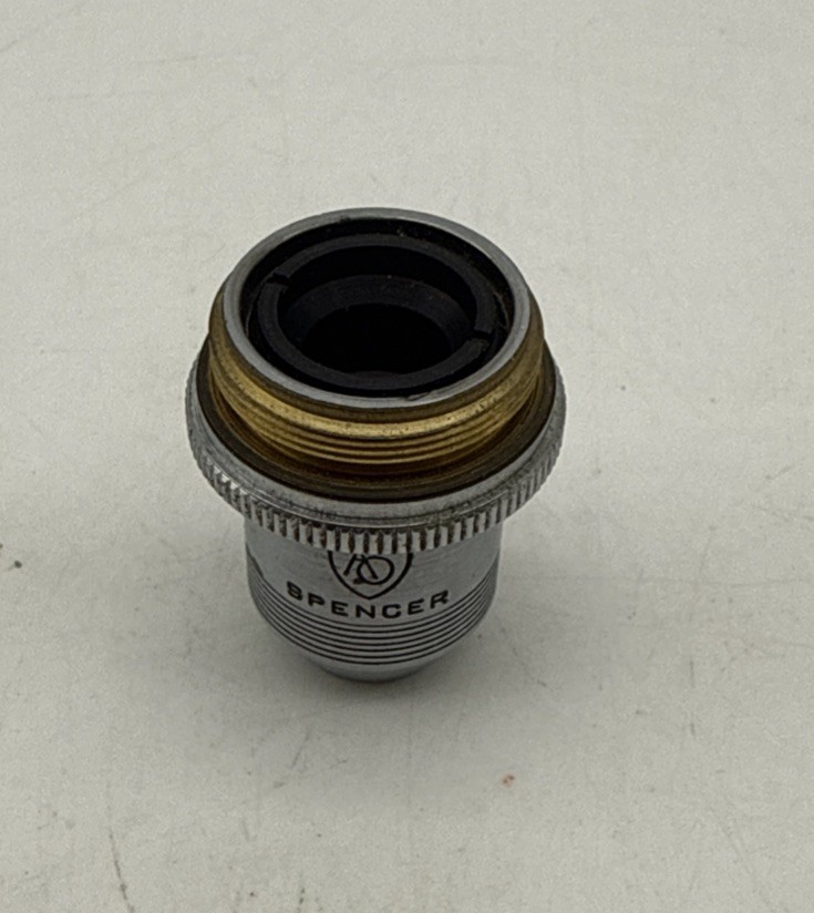 AO Spencer Microscope Objective  CAT 1076 10X N.A. 2.5 Infinity
