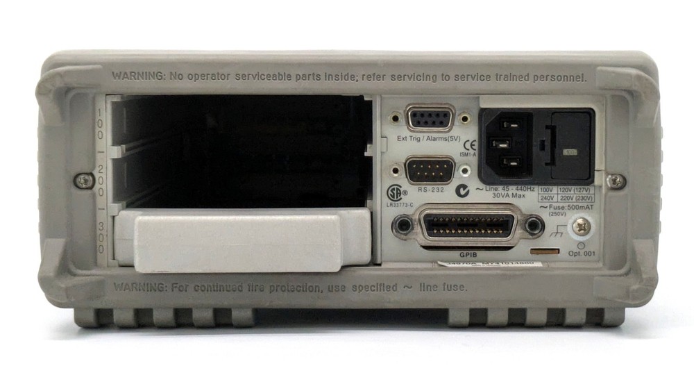 34970A [Calibrated] Data logger switch unit Keysight S/N:MY41014860