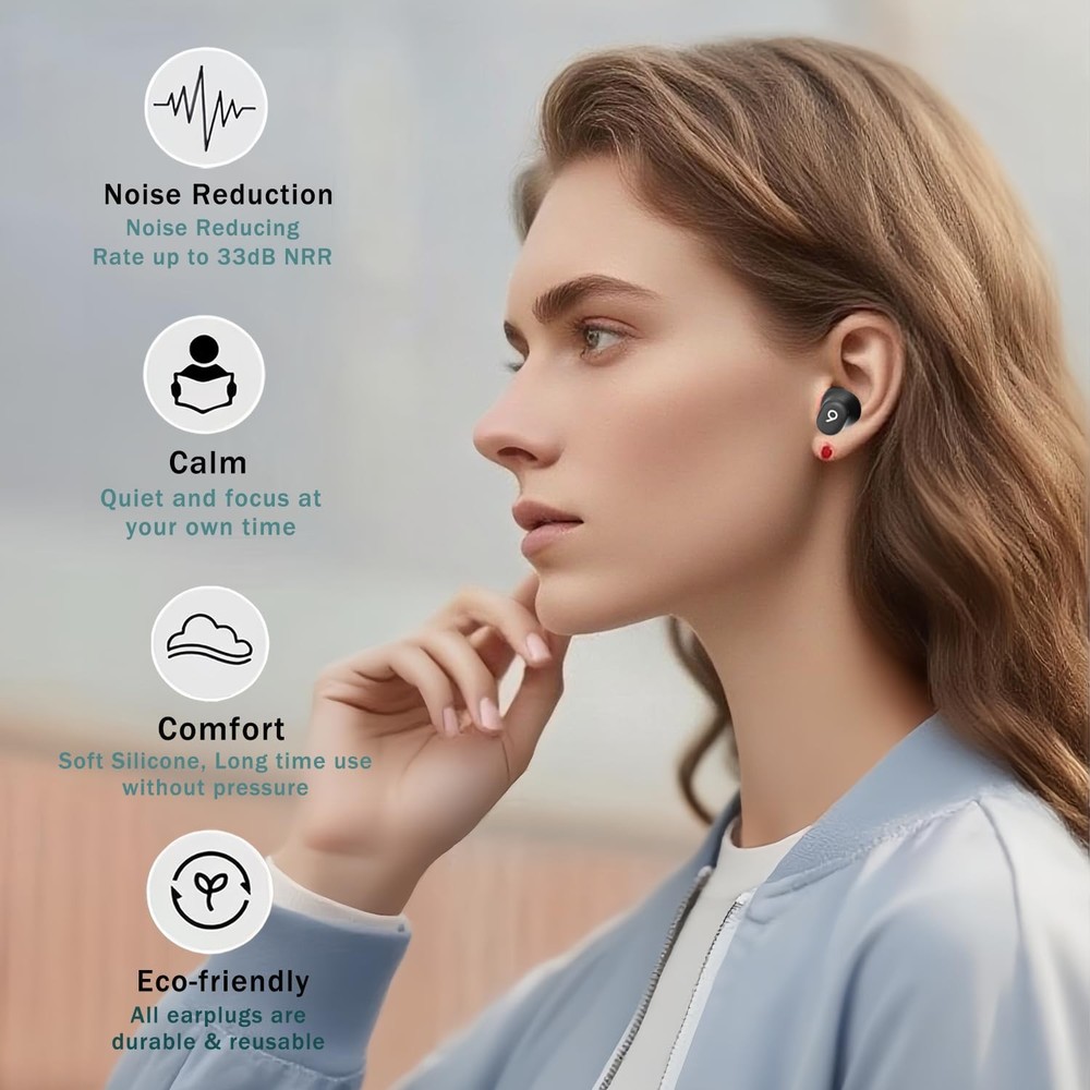 Replacement Ear Tips Extra-small/Small/Medium/Large/Extra-large, Quicksand