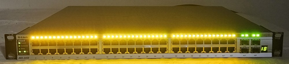 D-Link DGS-3450 48-Ports Managed Ethernet Switch - Rack Mount