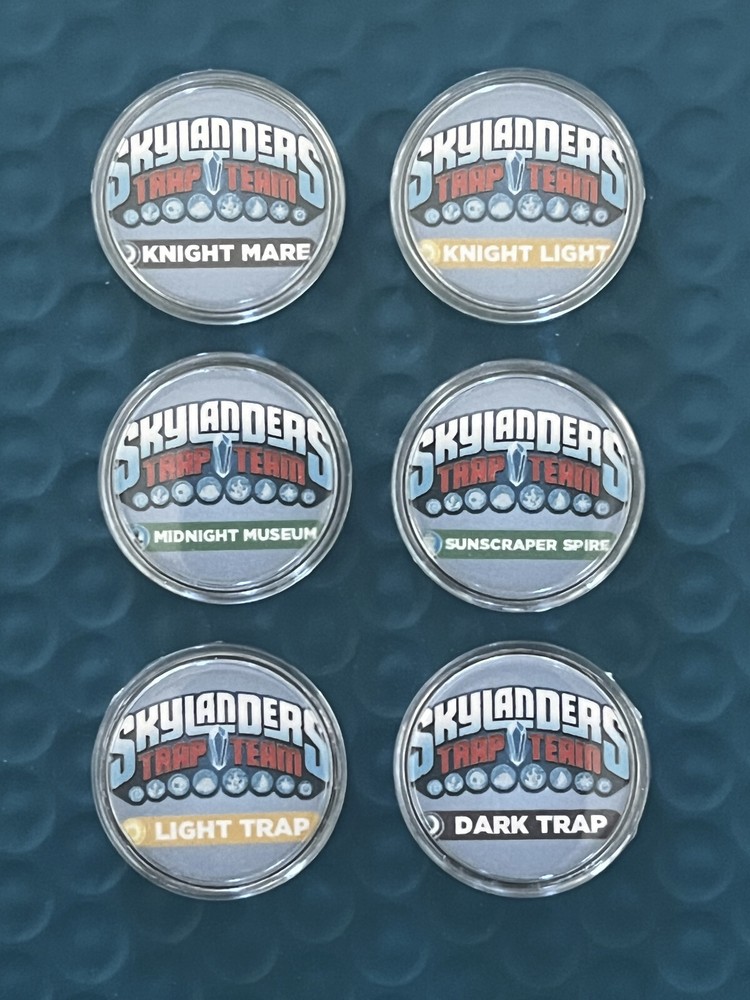 Skylanders NFC Coins Characters / Vehicles / Traps / Magic Items / Eon's Elite