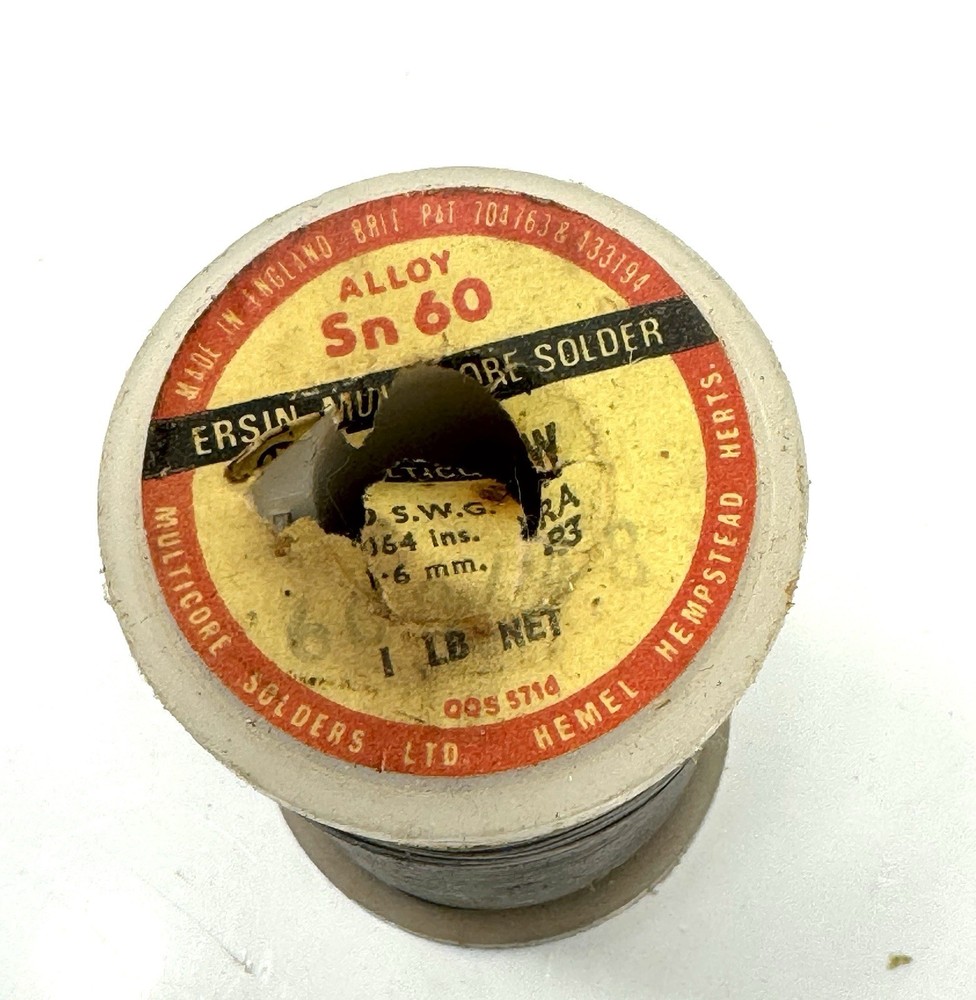 Ersin Multicore Solder, Nearly 1 Pound