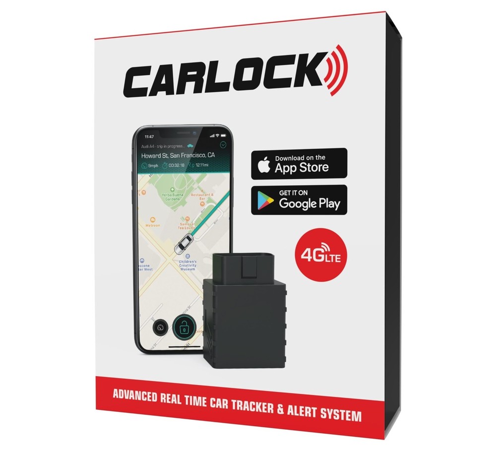 CARLOCK Ultimate Security Bundle 2.0: Real-Time Tracker, Alarm, Bluetooth Vib...