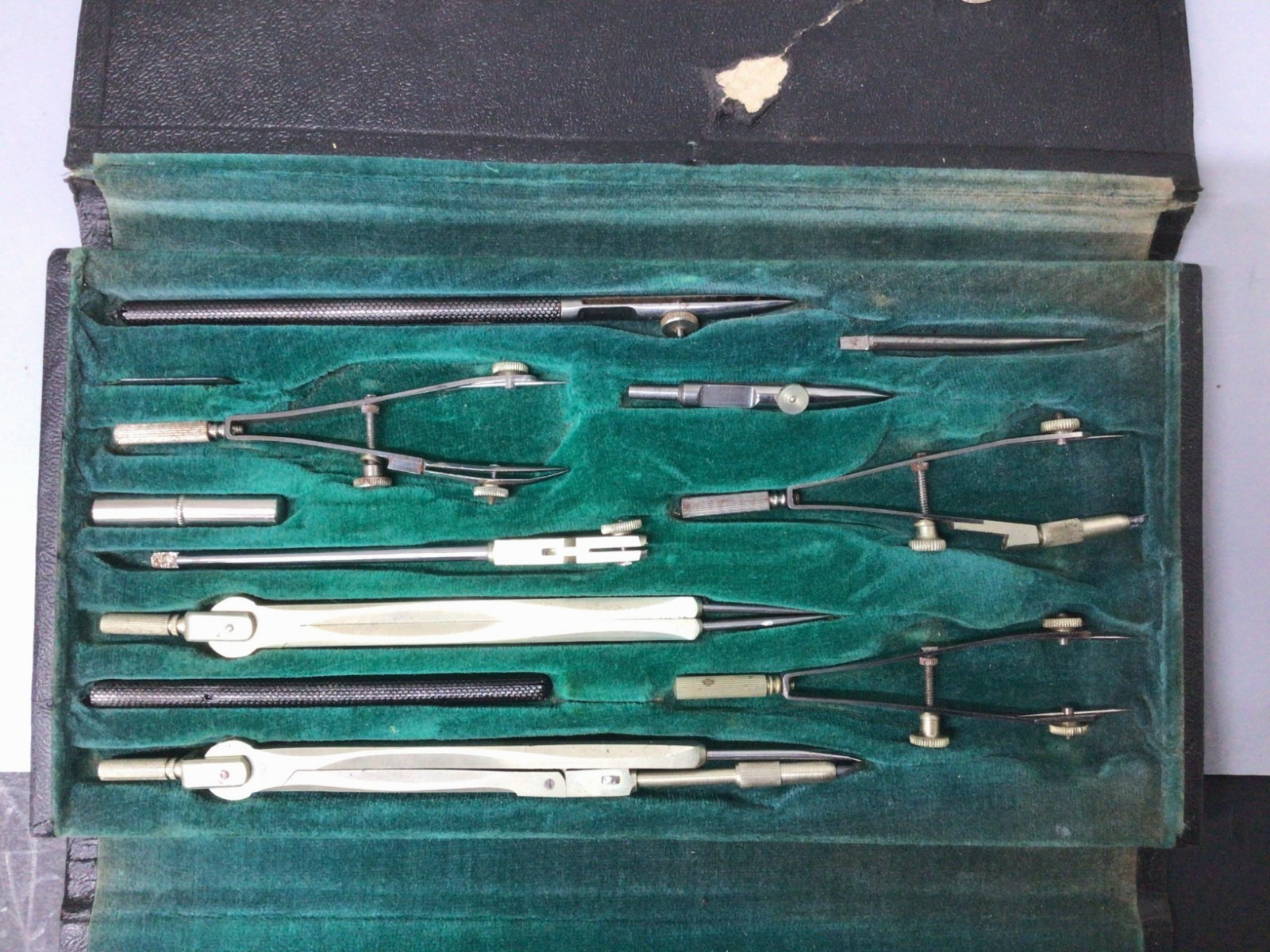 Complete 1920's Eichmuller & Co S-II Technical Drafting Set w/Orig. Case