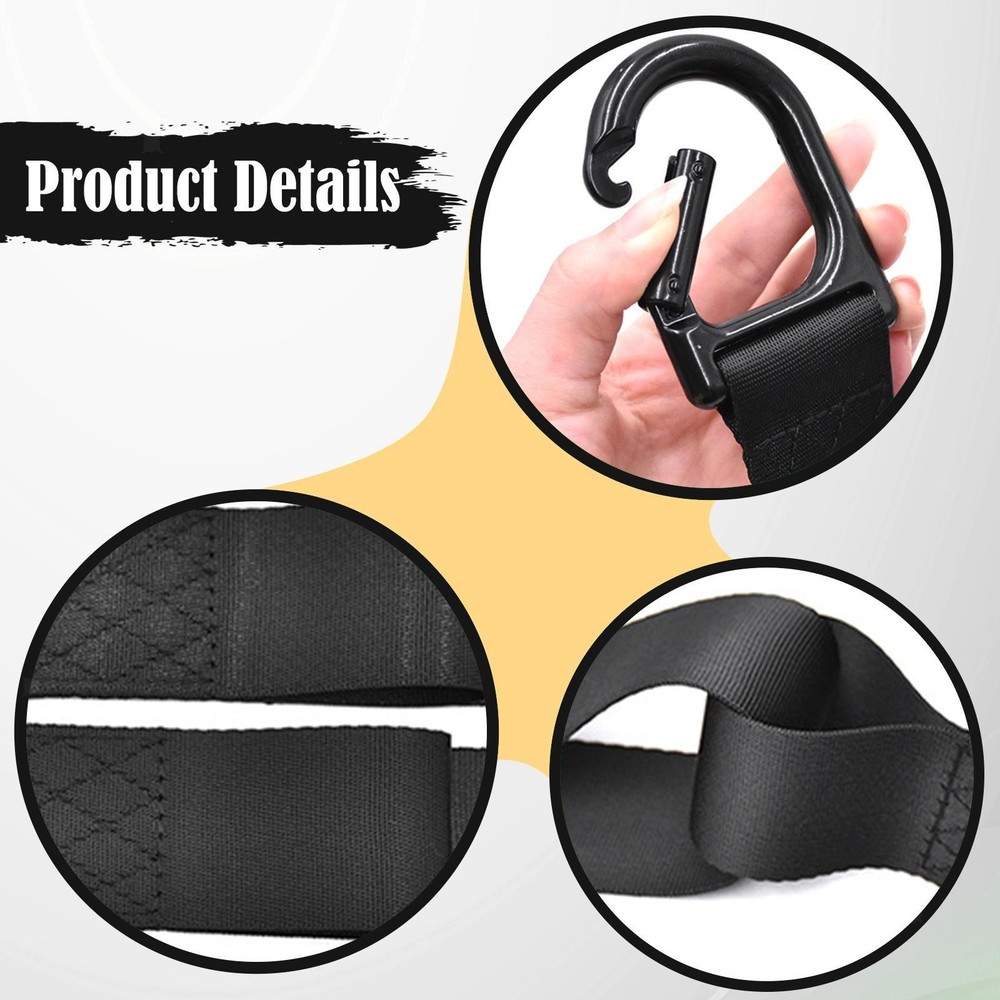 Snowmobile Tow Strap Snowmobile Accessories Heavy Duty Sled Pulling Strap