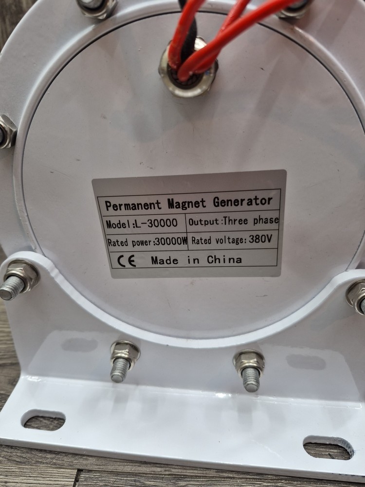 Permanent Magnet Generator 30000w Three Phase 380 Volt